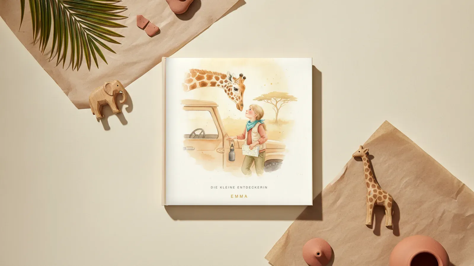 Eine personalisierte Safari durch Afrika: das Abenteuer-Geschenk für ein neugieriges Kind