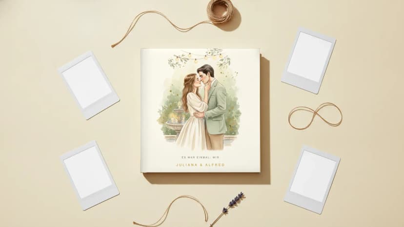 Personalisiertes Paar-Buch: Verwandeln Sie Ihre Liebesgeschichte in ein illustriertes Andenken