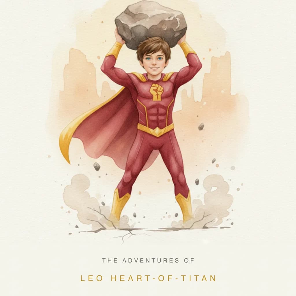 Cover of Leo's book, Super strength power