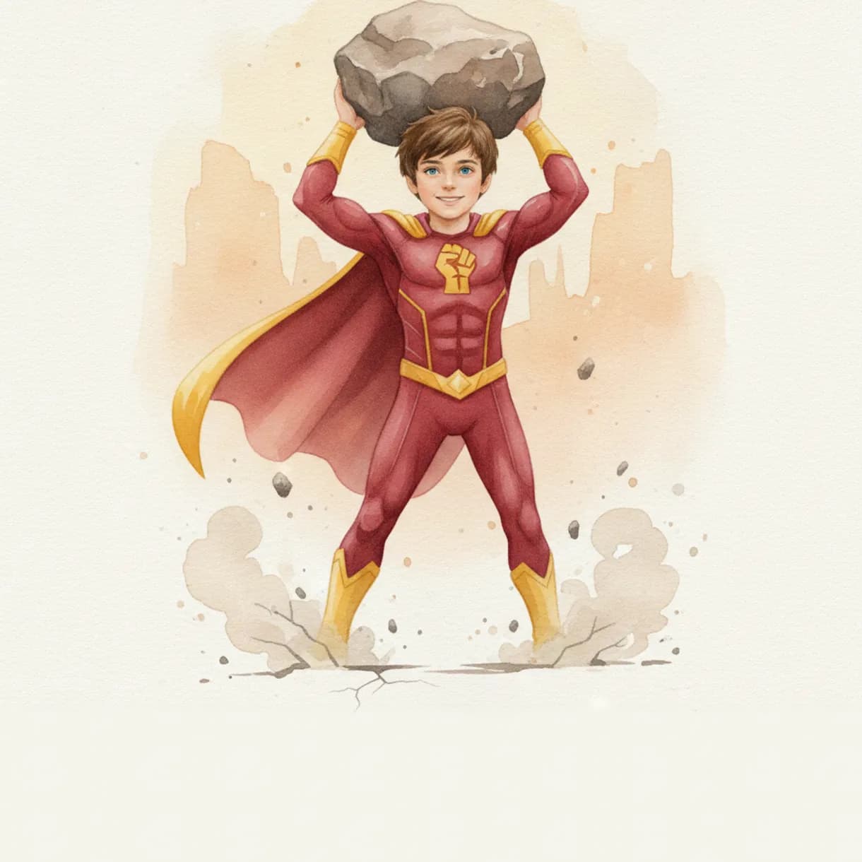Capa do livro do Leo, poder Superforça