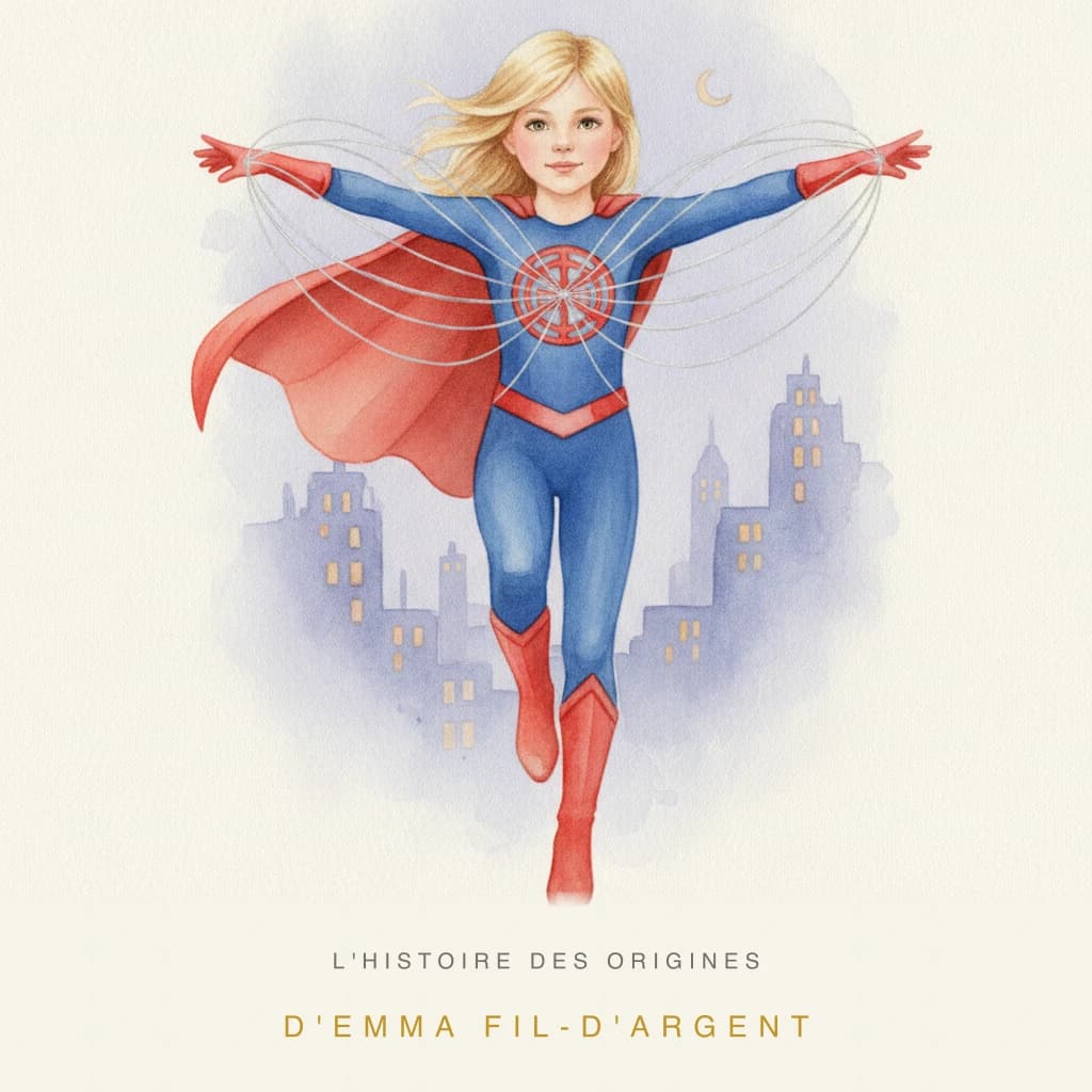 Couverture du livre L'HISTOIRE DES ORIGINES D'EMMA FIL-D'ARGENT