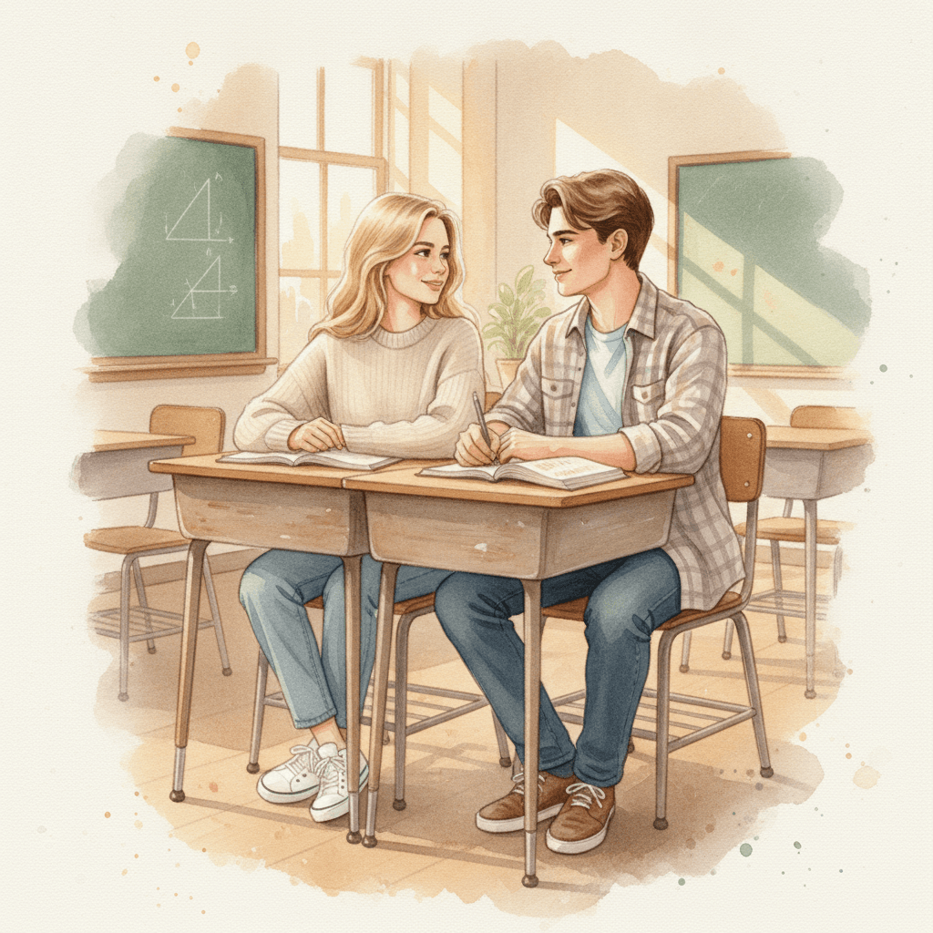 Página 10 do livro de Eva & Daniel : a aula de matemática em Melun onde tudo começou